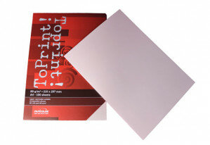 (No. 7128302) 100x papier ToPrint 80gr 210x297mm-A4 Rosa(FSC Mix Credit) - AUSGEHEND-
