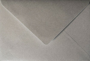 (No. 241340) 50x Umschlag Original Metallic 125x180mm-B6 Platinum pearl 120 Gramm (FSC Mix Credit) 