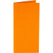 (No. 312911) 6x Doppelkarte stehend gefaltet 105x210mm Original orange 200 Gramm (FSC Mix Credit) 