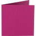 (No. 260913) 50x Doppelkarte quadratisch gefaltet 132x132mm Original purpurrot 200 Gramm 