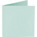 (No. 248917) 50x Doppelkarte quadratisch gefaltet 152x152mm Original meeresgrün 200 Gramm 