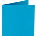 (No. 329949) 6x Doppelkarte stehend Original 120x132mm himmelsblau 200 Gramm (FSC Mix Credit) 