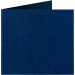 (No. 260969) 50x Doppelkarte quadratisch Original 132x132mm marine blau 200 Gramm