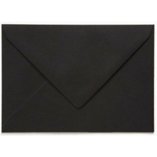 (No. 302324) 6x enveloppe C6 recycled kraft noir 114 x 162 mm - 100 g/m² (FSC Recycled Credit) 