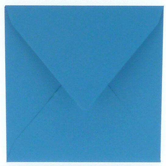 (No. 258965) 50x enveloppe Original - 140x140mm barbeau bleu 105 g/m2 (FSC Mix Credit)