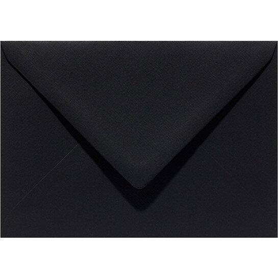 (No. 307901) 6x enveloppe Original 90x140mm noir de jais 105 g/m² (FSC Mix Credit) 