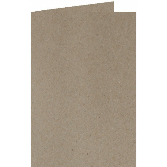 (No. 309322) 6x Carte Double A6 105x148mm recycling gris 220 g/m² (FSC Recycled 100%)