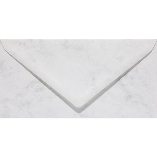 (No. 23861) 50x enveloppe Marble 110x220mm-DL gris clair marbré 90 g/m² 