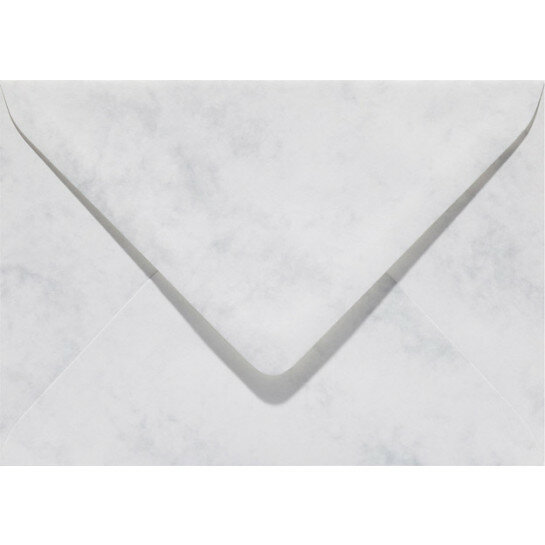 (No. 23761) 50x enveloppe Marble 114x162mm-C6 gris clair marbré 90 g/m² 