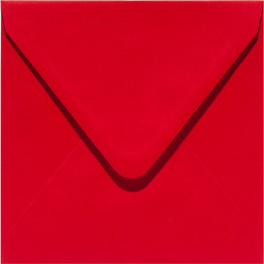 (No. 303918) 6x enveloppe Original 140x140mm rouge 105 g/m² (FSC Mix Credit) 