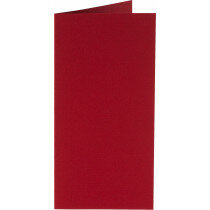 (No. 220943) 50x carte double debout Original 105x210mm-A5/6 rouge Noël 200 g/m² 