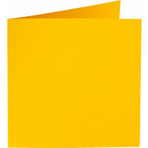 double cartes 120x132mm 6 jaune bouton-d'or