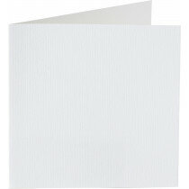(No. 248930) 50x carte double debout Original 152x152mm blanc neige 200 g/m² 