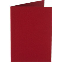 (No. 206943) 50x carte double debout Original 148x210mmA5 rouge Noël 200 g/m² (FSC Mix Credit) 