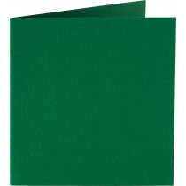 (No. 329950) 6x carte double debout Original 120x132mm vert fonc. 200 g/m² (FSC Mix Credit) 