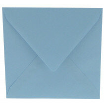 (No. 303964) 6x enveloppe Original - 140x140mm bleu clair 105 g/m2 (FSC Mix Credit)