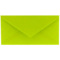(No. 238967) 50x enveloppe 110x220mm DL Original vert pomme 105 g/m2 (FSC Mix Credit