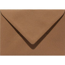 (No. 237939) 50x enveloppe Original 114x162mmC6 brun de noix 105 g/m² (FSC Mix Credit) 