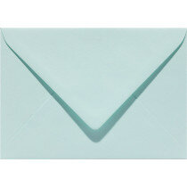 (No. 302917) 6x enveloppe Original 114x162mmC6 vert de mer 105 g/m² (FSC Mix Credit) 