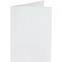 (No. 327930) 6x carte double debout Original 115x175mm blanc neige