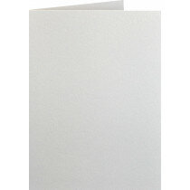 (No. 327331) 6x carte double debout Original Metallic 115x175mm Ivory 250 g/m²