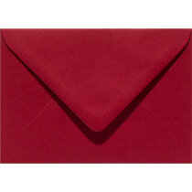 (No. 306943) 6x enveloppe Original 156x220mmEA5 rouge Noël 105 g/m² (FSC Mix Credit) 