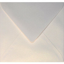 (No. 240330) 50x enveloppe Original Metallic 160x160mm Pearlwhite 120 g/m² (FSC Mix Credit) 