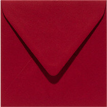 (No. 258943) 50x enveloppe Original 140x140mm rouge Noël 105 g/m² (FSC Mix Credit) 