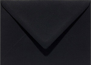 (No. 263901) 50x enveloppe Original 125x140mm noir de jais 105 g/m² (FSC Mix Credit) 