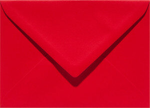 (No. 263918) 50x enveloppe Original 125x140mm rouge 105 g/m² (FSC Mix Credit) 