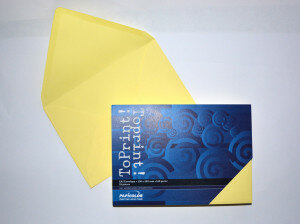 (No. 2358304) 25x enveloppe ToPrint 156x220mm A5 medium yellow 120 g/m² (FSC Mix Credit) - TERMINÉ -