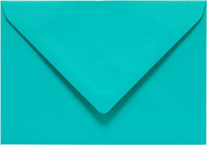 (No. 237966) 50x enveloppe 114x162mm C6 Original - turquoise 105 g/m2 (FSC Mix Credit)