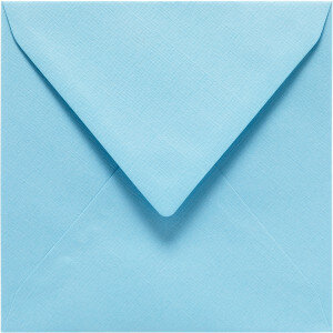 (No. 240964) 50x enveloppe 160x160mm Original bleu clair 105 g/m2 (FSC Mix Credit)