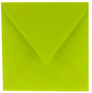 (No. 258967) 50x enveloppe Original - 140x140mm vert pomme 105 g/m2 (FSC Mix Credit)