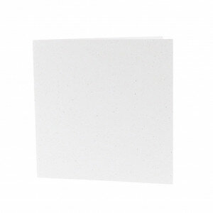 (No. 260321) 50x Carte Double 132x132mm recycling blanc 220 g/m² (FSC Recycled Credit) 