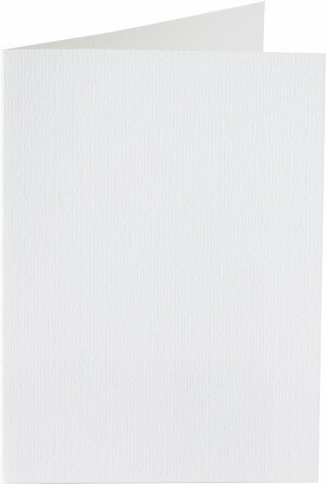 (No. 242930) 50x carte double debout Original 115x175mm blanc neige 200 g/m² 