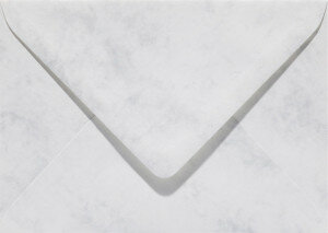 (No. 30661) 6x enveloppe Marble 156x220mm-EA5 gris clair marbré 90 g/m² 