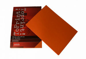 (No. 7128308) 100x papier ToPrint 80gr 210x297mm-A4 Orange(FSC Mix Credit) - TERMINÉ-