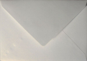 (No. 235330) 50x enveloppe Original Metallic 156x220mm-EA5 Pearlwhite 120 g/m² 