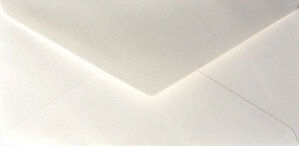 (No. 238330) 50x enveloppe Original Metallic 110x220mmDL Pearlwhite 120 g/m² (FSC Mix Credit) 