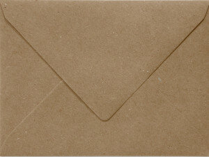 (No. 263323) 50x enveloppe Original 125x140mm recycled brun 100 g/m² (FSC Recycled 100%)