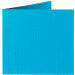 (No. 260965) 50x carte double Original 132x132mm barbeau bleu 200 g/m2