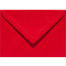 (No. 241918) 50x enveloppe Original 125x180mm-B6 rouge 105 g/m² 
